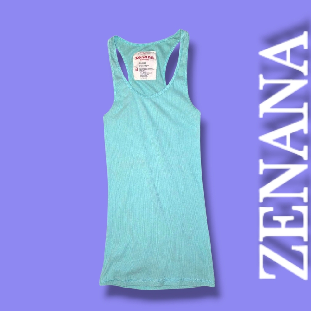 Zenana Outfitters Teal Stretch Tank